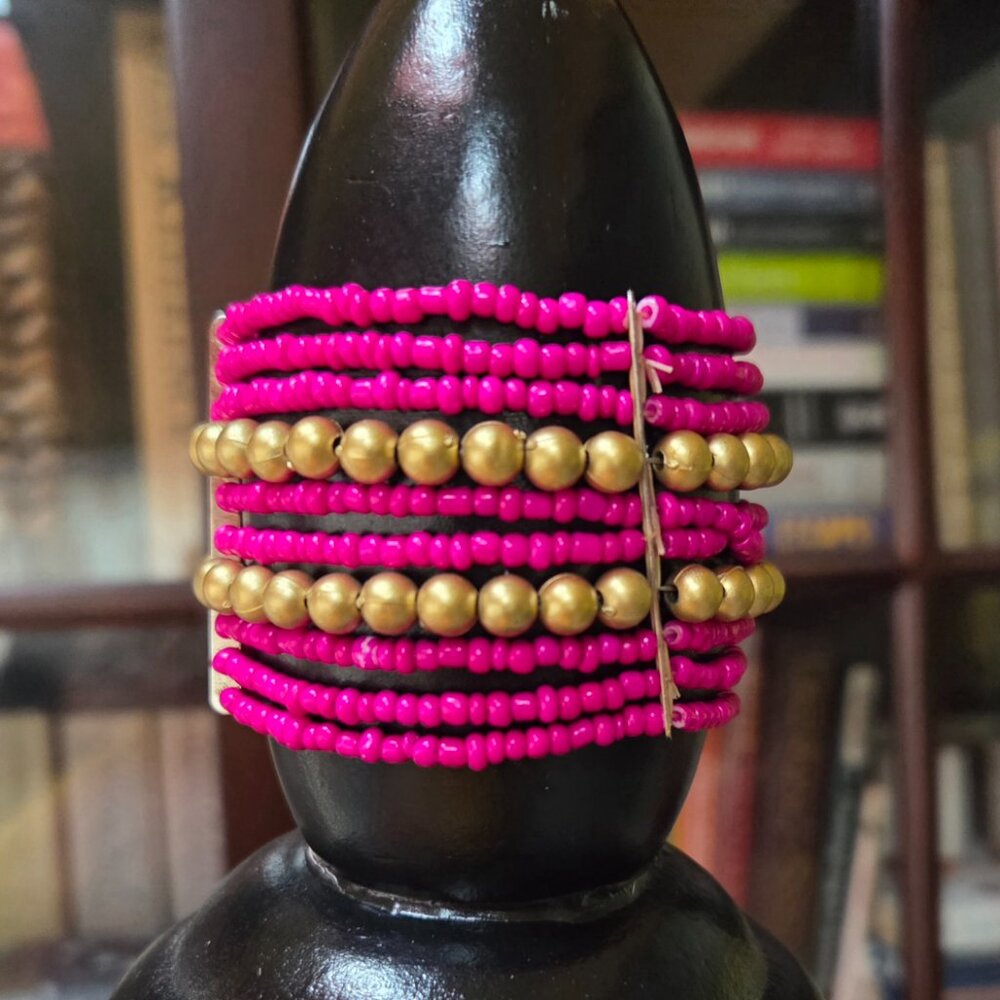 Beaded Multi-strand Stretch Bracelet